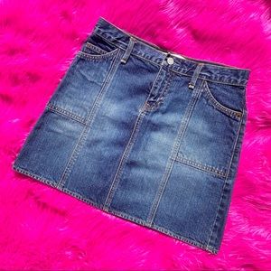 Y2K Medium Wash Denim Gap Skirt
